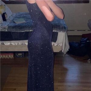 Elegant Black Sparkle Gown